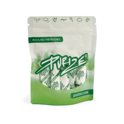 Filtre 'PURIZE' cu carbune activ 'EXTRA REGULAR' Albe | 14mm. - x7