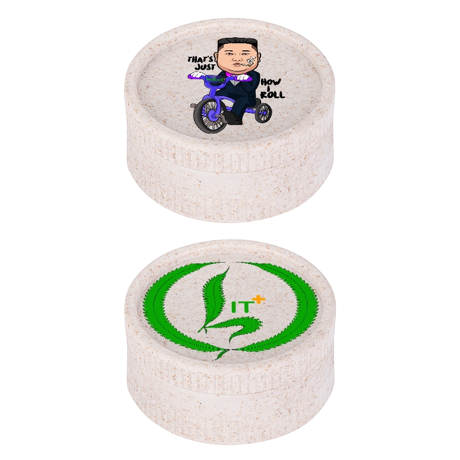 Grinder 'LEGALIZEIT' Biodegradabil 'JIMMY' | 2-Parti - 55mm.