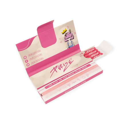 Foite & Filtre ‘PURIZE’ cu carbune activ 'ROZ' | King Size Slim - x32 ( x12 cutie )