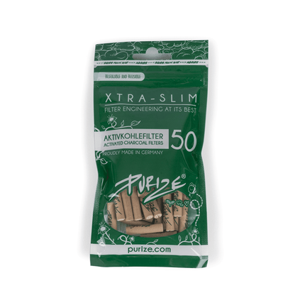 Filtre ‘PURIZE’ cu carbune activ ‘EXTRA SLIM’ Organic | 6mm. – x50