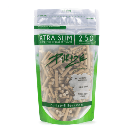 Filtre ‘PURIZE’ cu carbune activ ‘EXTRA SLIM’ Organic | 6mm. – x250