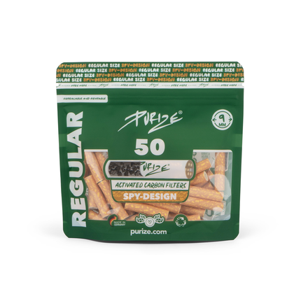 Filtre ‘PURIZE’ cu carbune activ ‘REGULAR’ Spy | 9mm. – x50