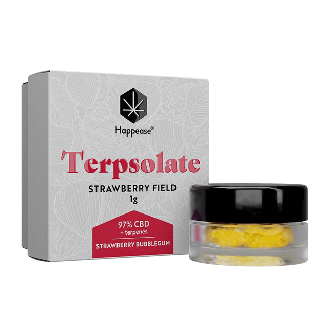 Terpsolate 'HAPPEASE' cu CBD 97% + Terpeni | Strawberry Bubblegum - 1gr.
